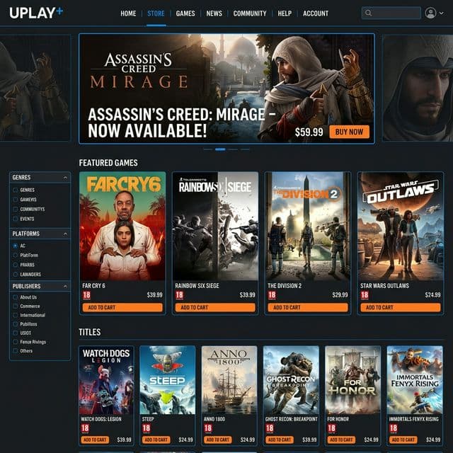 Ubisoft Store Clone